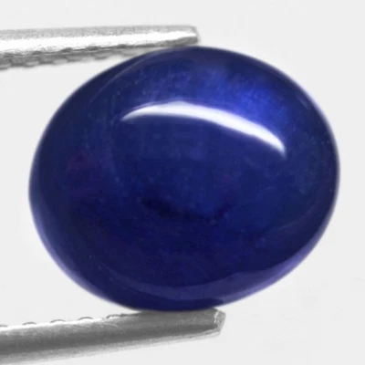 3.27Ct. Natural Gemstone Sapphire Cornflower Blue Oval Cabochon Mozambique - Image 1 of 4