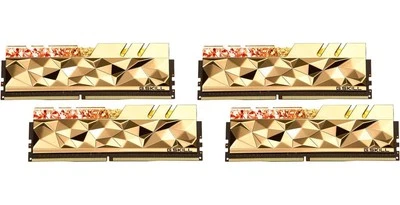 64GB G.Skill DDR4 Trident Z Royal Elite Gold 3600Mhz PC4-28800 CL16 1.35V (4x16) - Image 1 of 4