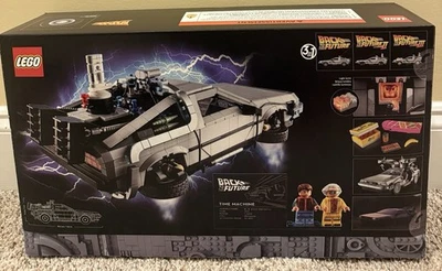 LEGO Icons: Back to the Future Time Machine (10300) DeLorean NEW Sealed - Image 1 of 2