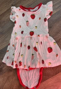 KYTE BABY STRAWBERRY GIRLS 6-12 Months Dress - Picture 1 of 3