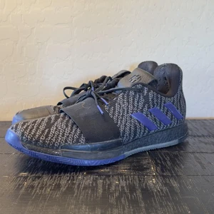 Adidas Harden Vol 3 Shoes Mens Size 13 Black Purple Basketball Boost Like Me - Picture 1 of 13