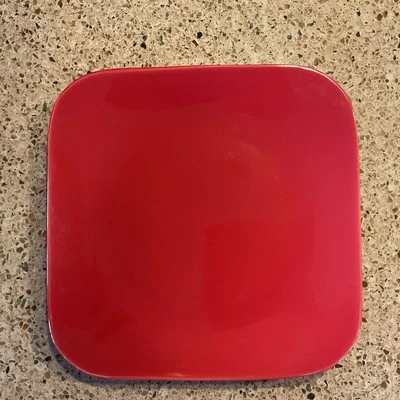 Mainstays RED SEDONA Stoneware Square Dinner Plate10-5/8" Replacement - Image 1 of 4