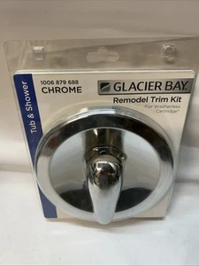 Kit de remodelación Glacier Bay 1006 879 688 bañera y ducha cromo carro sin lavadora - Imagen 1 de 2
