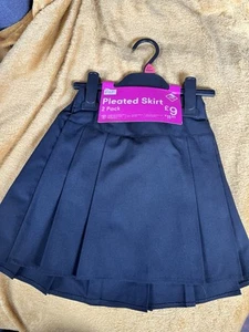 Black Girls School Skirts, A Pack Of Two, Age 6 To 7 - Picture 1 of 2