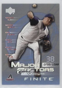 2003 Upper Deck Finite Major Factors 755/1599 Curt Schilling #109 - Picture 1 of 3