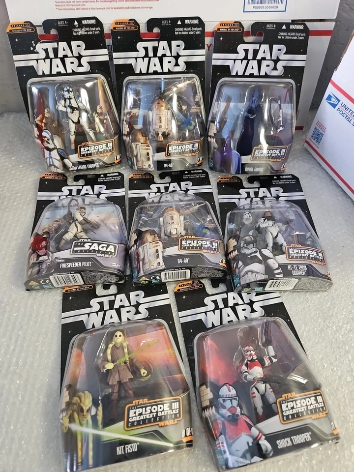 Star Wars Episodio III La Venganza de los Sith Mix Lote de 8 Figuras de Acción NUEVO  Foto 1 de 4