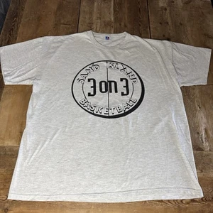 Vintage Russell Bethlehem PA 3v3 Basketball Tournament Sand Island Shirt XL USA - Picture 1 of 9