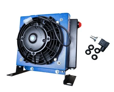 Raffreddatore olio idraulico radiatore olio-aria, 80L/min DC 12V - Immagine 1 di 4