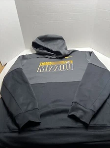 Unv of Missouri Sweatshirt Herren XXL schwarz grau Mizzou Tigers Hoodie Nike Dri Fit - Bild 1 von 5