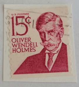 VINTAGE ~ US-Briefmarke ~ Oliver Wendell Holmes ~ 15 ¢ rot ~ 1968 - 15 - Bild 1 von 6