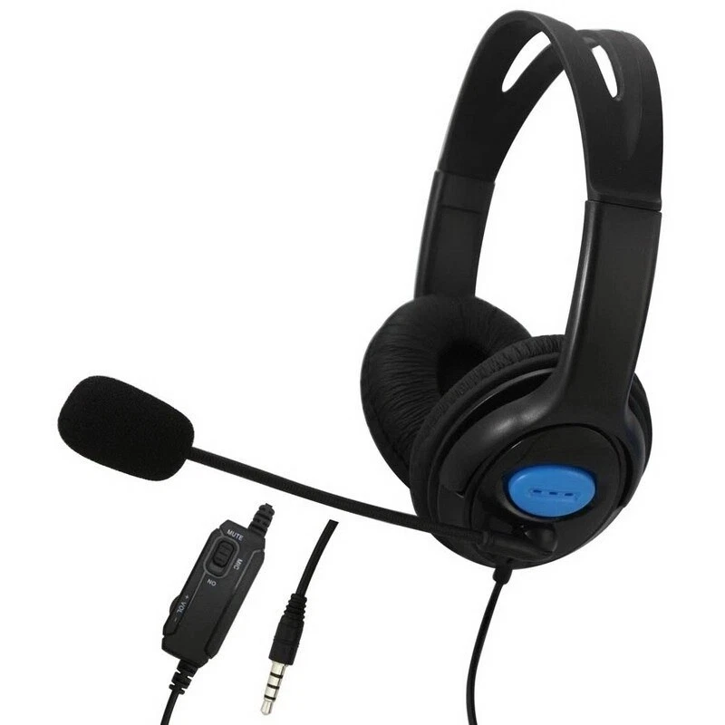Wired Stereo Bass Surround Gaming Headset for PS4 New Xbox One PC with Mic - Image 1 of 4