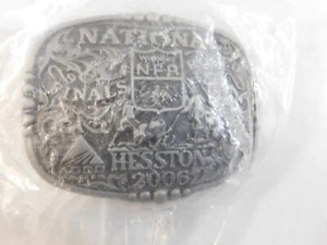 2006 HESSTON NATIONAL FINALS RODEO BELT BUCKLE SEALED NEW - Picture 1 of 2