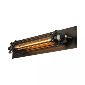 Industrial Retro Loft Wall Sconce Steampunk Iron Wire Cage Wall Light Fixture - Picture 1 of 6