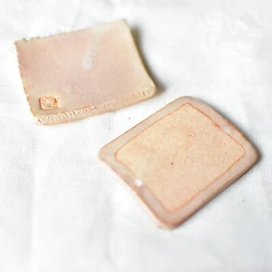 Poggia bacchette giapponesi fatte a mano (set di 2) - ceramica, rettangolare, wabi-sabi - Foto 1 di 4