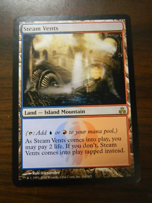MTG Magic The Gathering Guildpact Steam Vents Excellent - NM - Image 1 of 2