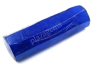 AFRICAN BLUE Sapphire SLICE Rough Dyed Natural 420.5 CT EGL Loose Gemstone 5ATY - Picture 1 of 8