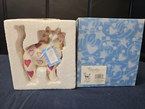 Amy Lacombe Whimsiclay Día de San Valentín Gatito Gato # 15369 NUEVO EN CAJA Y ETIQUETAS 2002 - Imagen 1 de 8