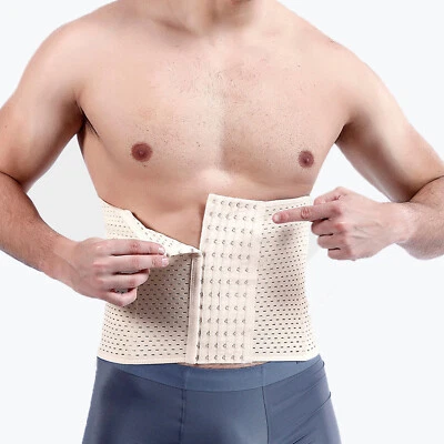 Cinto de suor feminino masculino modelador de cintura modelador de corpo mais fino controle de barriga cinto envoltório - Imagem 1 de 4