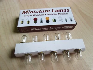 (10) 7,500hr CEC Bulb Town Light Bulbs BA9s Bayonet 12V 2W Incandescent #E46G - Picture 1 of 9