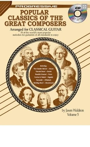 Progressive Popular Classics of the Great Composers Song Book 5 Classical Guitar - Image 1 of 1