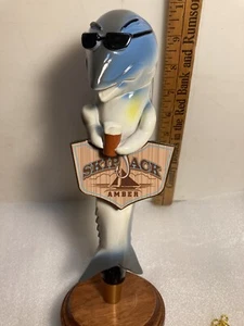 ANHEUSER BUSCH SKIPJACK BERNSTEIN BIERTRINKEN FISCH Fassbier Zapfhahn Griff. FLORIDA - Bild 1 von 24