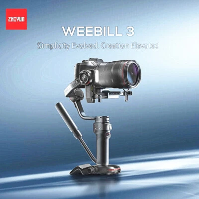Zhiyun Weebill 3 3-Axis Gimbal Stabilizer For All model DSLR Mirrorless Camera - Image 1 of 4