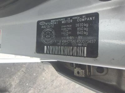 Used Manual Transmission Assembly fits: 2013 Hyundai Accent MT 6 speed Grade A - Изображение 1 из 4