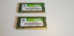 Arbeitsspeicher RAM Laptop DDR2 667Mhz 1GB Corsair VS1GSDS667D2 - Bild 1 von 3
