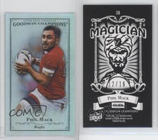 2016 Upper Deck Goodwin Champions Metal Minis Black Magician Back /16 Phil Mack