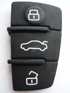 RFC 3 Botones Pad para Audi A1 A3 A4 A6 Q7 TT 3 Botones Remoto Tecla Abatible 2005+ - Imagen 1 de 1