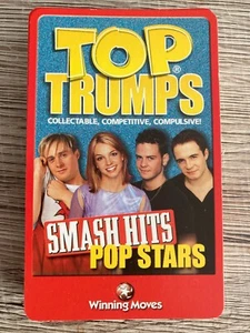 Top Trumps Smash Hits Pop Stars 2001 Winning Moves Pick Your Own Music Card RC - Picture 1 of 18