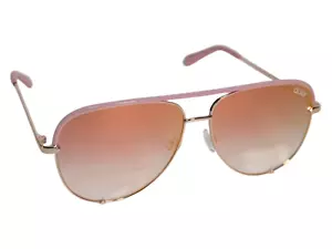 Gafas de sol polarizadas QUAY unisex alto contraste NS1413 oro rosa/negro desvanecimiento - Imagen 1 de 6