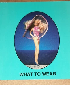 Vintage Barbie Card 1989 Barbie Just Us Girls Game Replacement Piece - Picture 1 of 5