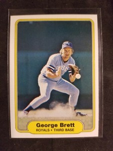 1982 Fleer GEORGE BRETT card # 405  [card 1]