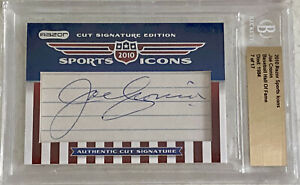 Joe Cronin, Hall of Fame — 2010 Razor Sports Icons Cut Signature — #7 of 17