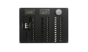 Blau Meer AC Dc Stromverteilung Panel, 29 + Position Schutzschalter Schalter - Picture 1 of 1