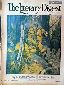 Literary Digest November 16 1918 WWI French Railroads YMCA Russian Church - Picture 1 of 2
