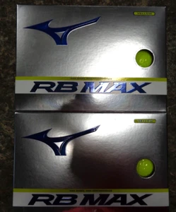 NEW TWO (2) DOZEN (24 BALLS) MIZUNO RB MAX GOLF BALLS, NO LOGO, YELLOW - Picture 1 of 1