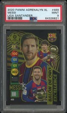 Lionel Messi 2020 Panini Adrenalyn XL #469 Liga Santander PSA 9 Balon de Oro