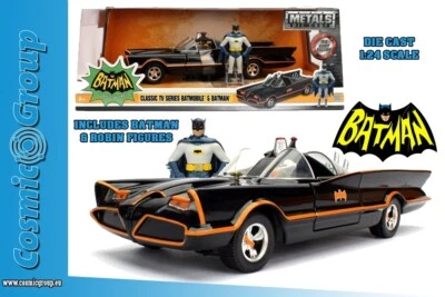 Jada Model Car BATMAN 1966 TV Series Batmobile 1:24 - Immagine 1 di 4