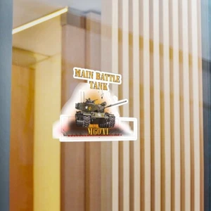Kiss-Cut Vinyl Decals - Army - Main Battle Tank - M60A1 w Fire- Right Face X 300 - Imagen 1 de 2