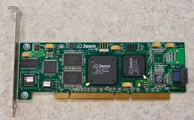 3Ware 2-Port SATA RAID Controller Escalade 8006-2LP PCI-X - Image 1 of 4