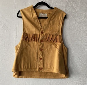 Vintage Jagdweste 50er Jahre beige Storm Pruf Größe M - Bild 1 von 6