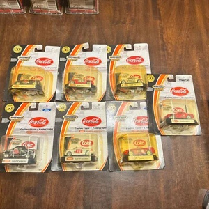 Matchbox Coca-Cola Collection Diecast Cars Lot Of 7 Models - Picture 1 of 8