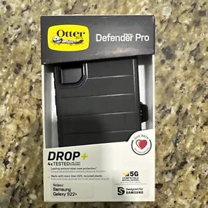 OtterBox Defender Pro Case- Fits Samsung Galaxy S22+- Black (77-86576) B27 - Picture 1 of 3