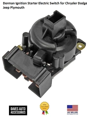 Conjunto de interruptor eléctrico de arranque de encendido para Chrysler Dodge Jeep 2000-07 Foto 1 de 4