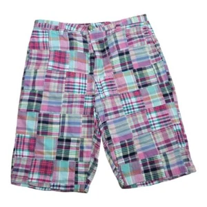 Weatherproof patchwork bermuda jorts Size 12 - Picture 1 of 3