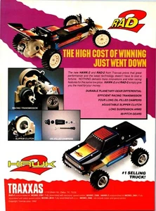 RAD 2 Traxxas RC Buggy Model 2306 Vintage Print Ad Wall Decor Hawk 2 Truck - Picture 1 of 1