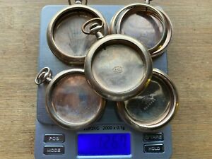Pocket Watch Case Lot 12s, Gold Filled Scrap or Use 126 Grams