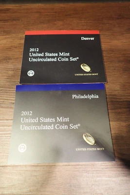 United States Mint 2012 P&D Denver & Philadelphia Uncirculated Coin Set - Image 1 of 3